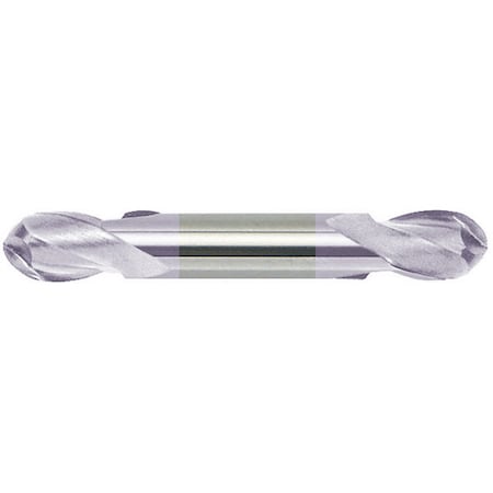Mastercut Tool Corp. 3/64x1/8x1/8x2 2FL Ball Double End Endmill, PowerC 201-004-3